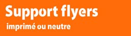 Support pour flyers