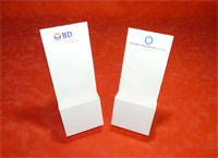 Support 1/3 A4 avec impression sur le dos